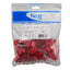 ICC EZ Cat 6 Modular Keystone Jack 25-pack in red color, networking hardware for structured cabling installations