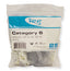 ICC EZ Cat 6 modular keystone jack 25-pack in white, networking structured cabling component