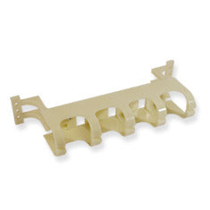Beige ICC 110 cable management block with feet for organizing network cabling in server racks Main image