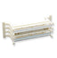 ICC 110 Block with feet for Cat5e structured cabling, 100 pair capacity, white plastic housing with terminal strips
