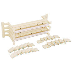 ICC 110 Block with feet, 96 pair Cat 6 structured cabling component with cable management accessories