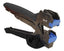 ICC JACKEASY handheld termination tool with brown housing and blue adjustment mechanisms for network cable termination