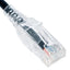 ICC Cat6 Slim Clear Boot Patch Cord 3ft black cable with transparent RJ45 connectors and protective boot