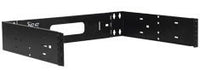 ICC EZ Fold Wall Mount Hinged Bracket for 2 RMS with black steel construction and fold-out design