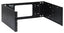 ICC EZ Fold Wall Mount Hinged Bracket with 15-inch depth and 4 RMS capacity, black steel rack mount hardware
