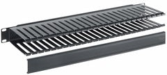 ICC 5 inch high capacity horizontal finger duct panel with 1 RMS for network cable management and organization in server rac… Main image