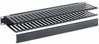 ICC 5 inch high capacity horizontal finger duct panel with 1 RMS for network cable management and organization in server rac…