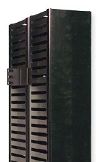 ICC vertical finger duct cable management system with center mount bracket for server rack installation Main image