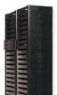ICC vertical finger duct cable management system with center mount bracket for server rack installation