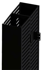 ICC vertical finger duct cable management system with double-sided design for server rack cable organization