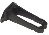 Black vertical cable management ring 1.25 inches for network rack cable organization