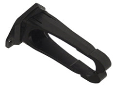 Black horizontal cable management ring 1.25 inch for server rack cable organization