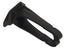 Black horizontal cable management ring 1.25 inch for server rack cable organization