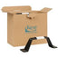 ICC plastic D-ring 100 pack in bulk cardboard box with black mounting brackets for cable management