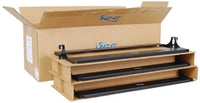 ICC rear cable management bracket panel 6-pack with 3-inch depth in cardboard shipping box