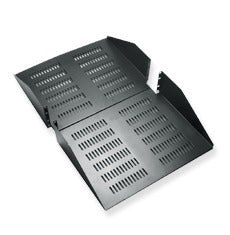 ICC Deep Double Vented Rack Shelf 30 inches with two sliding tray levels for server rack cable management and equipment orga… Main image