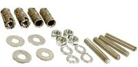 ICC Runway floor butt splice kit containing brass connectors, washers, nuts, bolts and screws for structured cabling install…