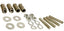 ICC Runway floor butt splice kit containing brass connectors, washers, nuts, bolts and screws for structured cabling install…
