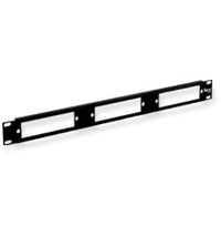 ICC 3 Panel Fiber Optic Blank Patch Panel 1RMS rack mount hardware for structured cabling installations