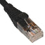 ICC Cat6A FTP black patch cable with RJ45 connectors, 3 feet length for network cabling