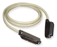 ICC 25 pair Amphenol female to female cable assembly, 50 feet, with beige jacket and black connectors