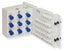 ICC 8 Port Telco & Splitter Residential Enclosure Module with blue dial connectors and terminal block connections