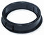 Black plastic grommet ring for network cable management in server racks, 10-pack bundle