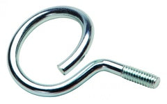 Chrome bridle ring with 3/4 inch ID and 10x24 threaded screw for cable management and rack mounting