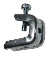 Platinum Tools beam clamp with flange and mounting screw for structured cabling installation