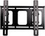Black flat panel TV wall mount with tilt function for 27 to 42 inch displays, featuring dual vertical rails and mounting har…