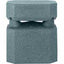 OWI 6.5 inch green octagon outdoor landscape speaker with weatherproof casing and mounting bracket