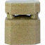 OWI 6.5 inch 2-way octagon landscape speaker in sandstone finish with protective grille