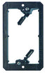 Arlington low voltage mounting bracket for existing construction, single gang with dual adjustable ears and mounting holes