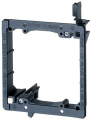 Arlington 2-gang low voltage mounting bracket for existing construction with metal frame and mounting hardware