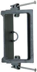 Arlington 1-gang low voltage mounting bracket with nail-on installation and adjustable depth for structured cabling Main image