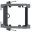 Arlington 2-gang nail-on low voltage mounting bracket with adjustable wings and fastening hardware for new construction inst…