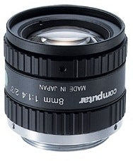Computar 2/3 inch 8mm f1.4 megapixel lens with locking iris and focus mechanism for precision imaging Main image