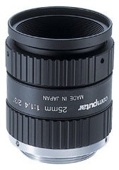 Computar 2/3 inch 25mm f1.4 megapixel lens with locking iris and focus mechanisms for precision imaging Main image