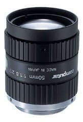 Computar 2/3 inch 50mm f1.8 megapixel lens with locking iris and focus mechanism Main image
