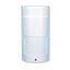 Paradox Analog Single-Optic Wireless PIR Motion Detector with white cylindrical housing and red indicator light