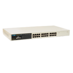 GEP-60124T 24-port managed Ethernet switch with modular slot for gigabit fiber or copper uplinks Main image