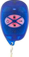 Blue Paradox remote control with integrated access card featuring power and function buttons on pink display panel Main image