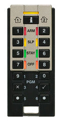 Paradox hand-held two-way remote keypad with numeric buttons, ARM/DISARM controls, and LCD display for security system opera… Main image