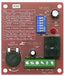 SECO-LARM Enforcer SA-025 programmable timer module with blue relay switches, terminal connectors, and control circuitry