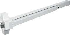 SECO-LARM rim type push-to-exit bar with aluminum finish and mounting hardware Main image