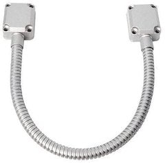 SECO-LARM 18-inch armored door cord with aluminum end caps and flexible metal conduit