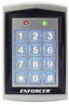 SECO-LARM Enforcer weatherproof stand-alone access control keypad with 12-button layout and proximity card reader capability