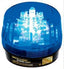 SECO-LARM blue strobe light with illuminated cross symbol, 6-24VDC informative beacon for security systems