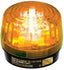SECO-LARM amber LED strobe light with dome lens, 6-14VDC security beacon for data centers