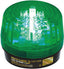 SECO-LARM green LED strobe light with built-in siren and clear dome housing for security applications